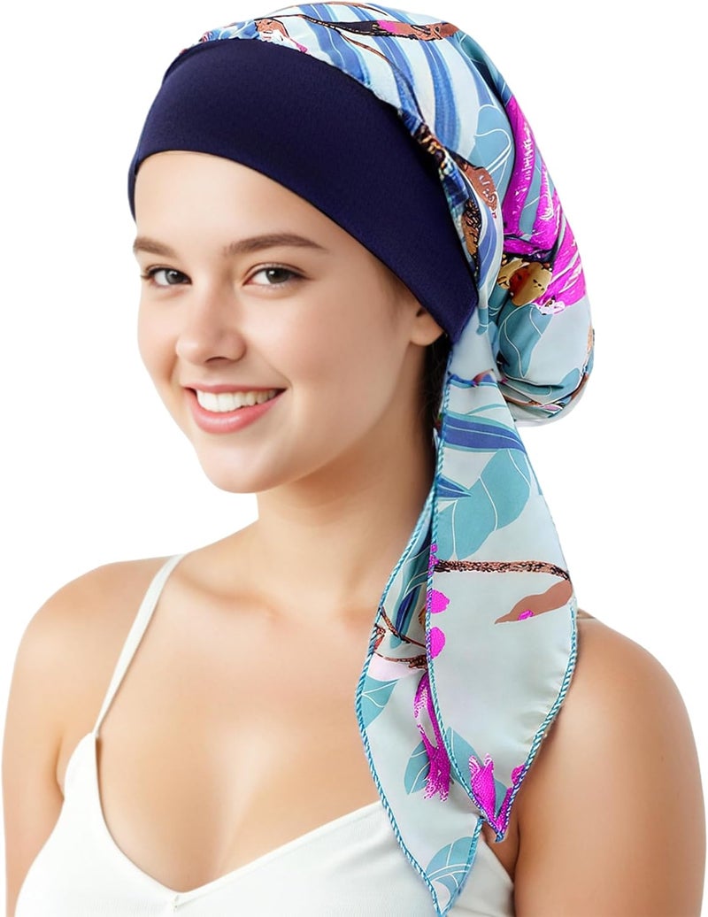 Belleshow Chemo Headwear Turbans for Women, Cancer Head Scarf, Headwear Coverings Caps, Head Wraps for Cancer Patients - Image 1